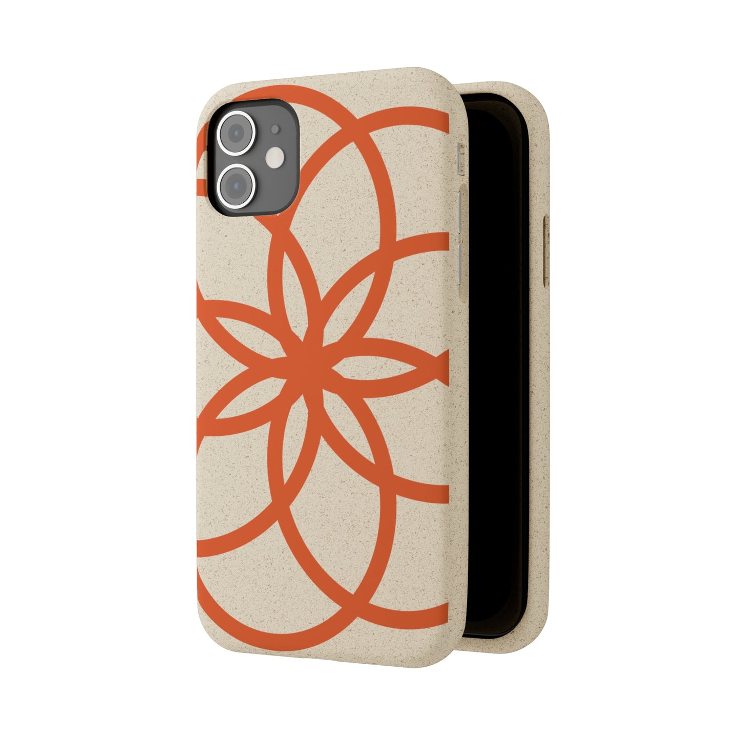 Phone Case, Biodegradable, Graphic Snowflake