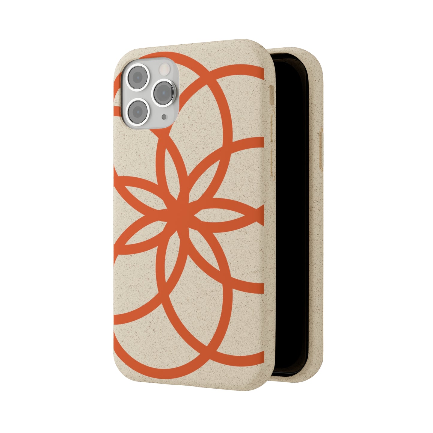 Phone Case, Biodegradable, Graphic Snowflake