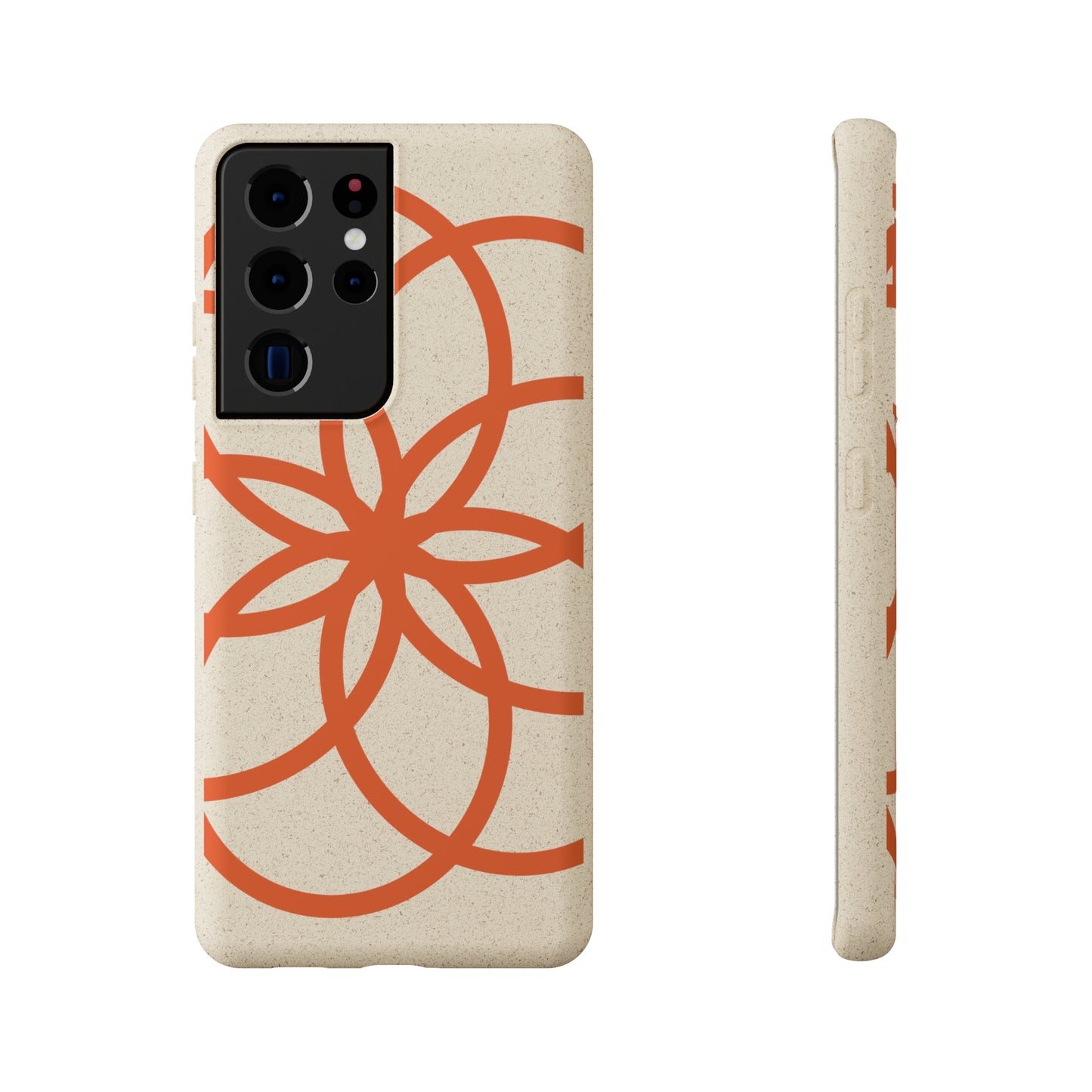 Phone Case, Biodegradable, Graphic Snowflake