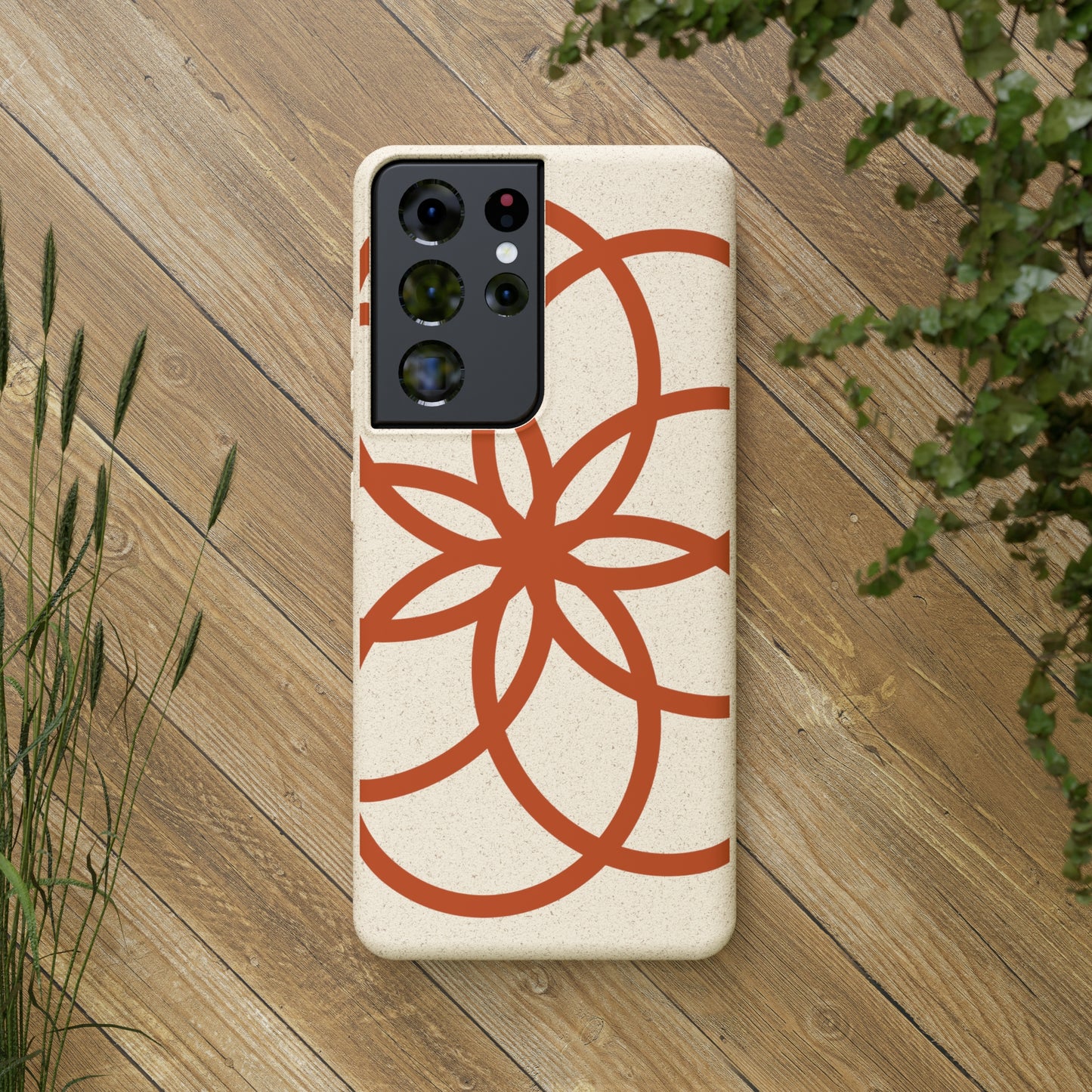 Phone Case, Biodegradable, Graphic Snowflake