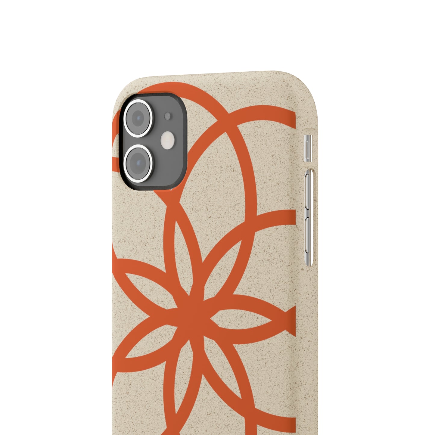 Phone Case, Biodegradable, Graphic Snowflake