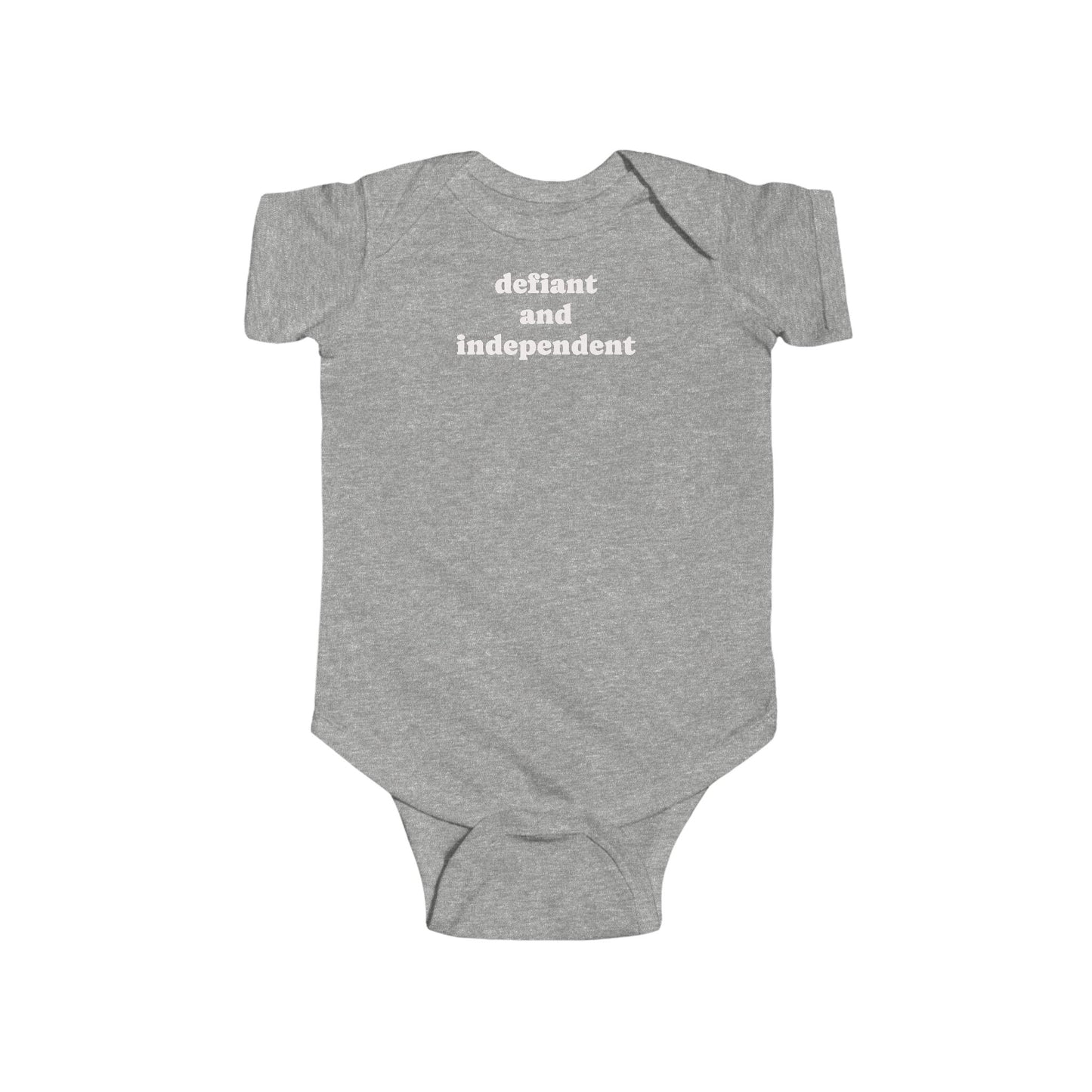 Bodysuit, Jersey, Infant, Defiant and Independent