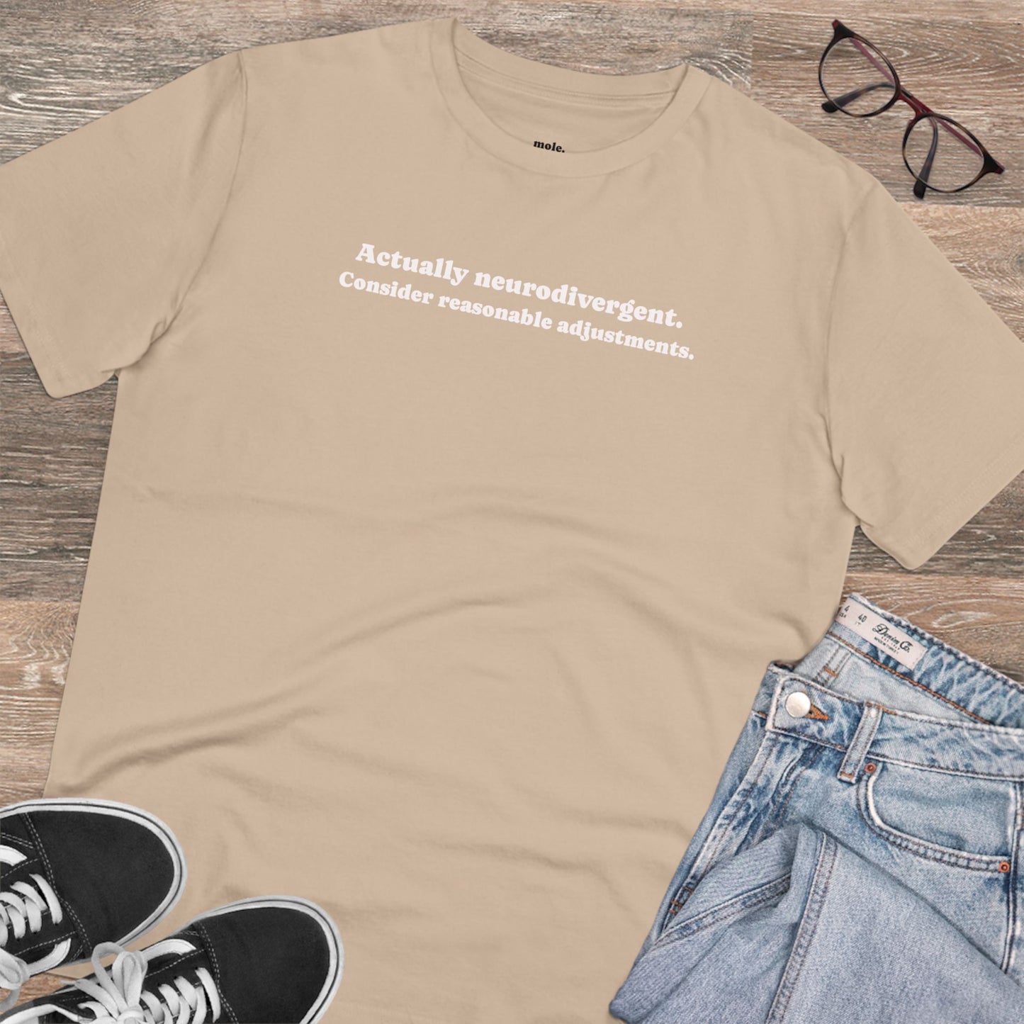 T-Shirt, Organic, Unisex, Reasonable Adjustments