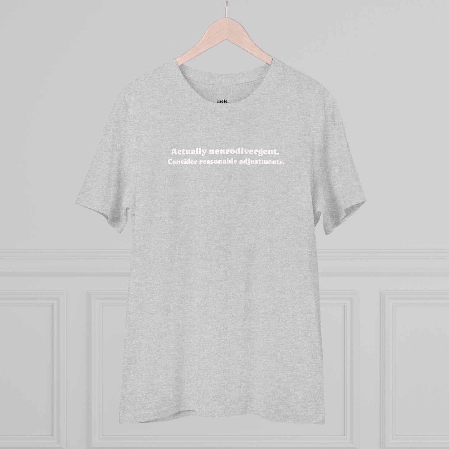 T-Shirt, Organic, Unisex, Reasonable Adjustments