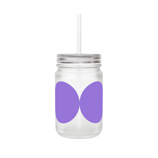 Mason Jar, Purple Graphic