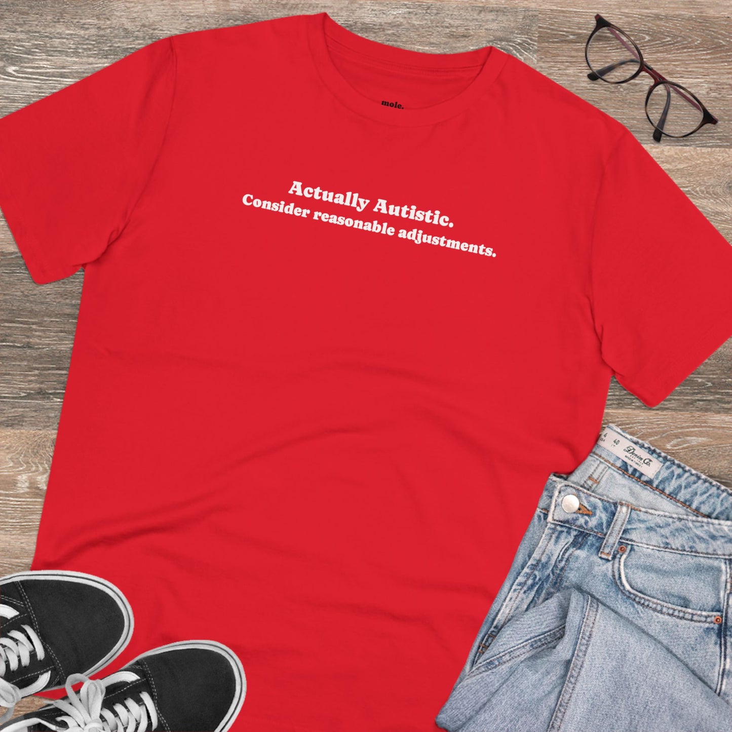 T-Shirt, Organic, Unisex, Actually Autistic