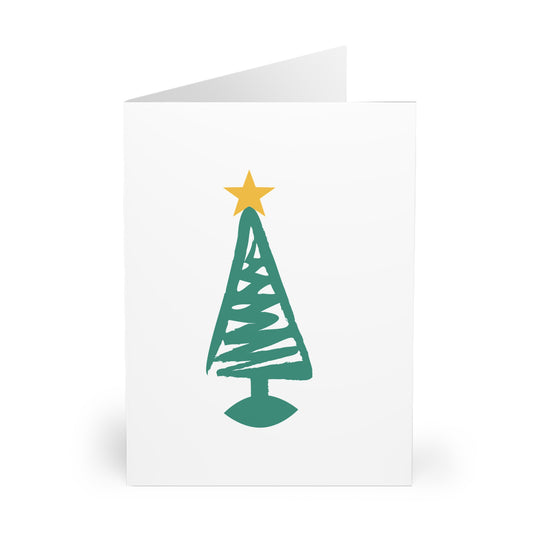 Greeting Cards, Christmas, Christmas Tree Card  (5 Pack)