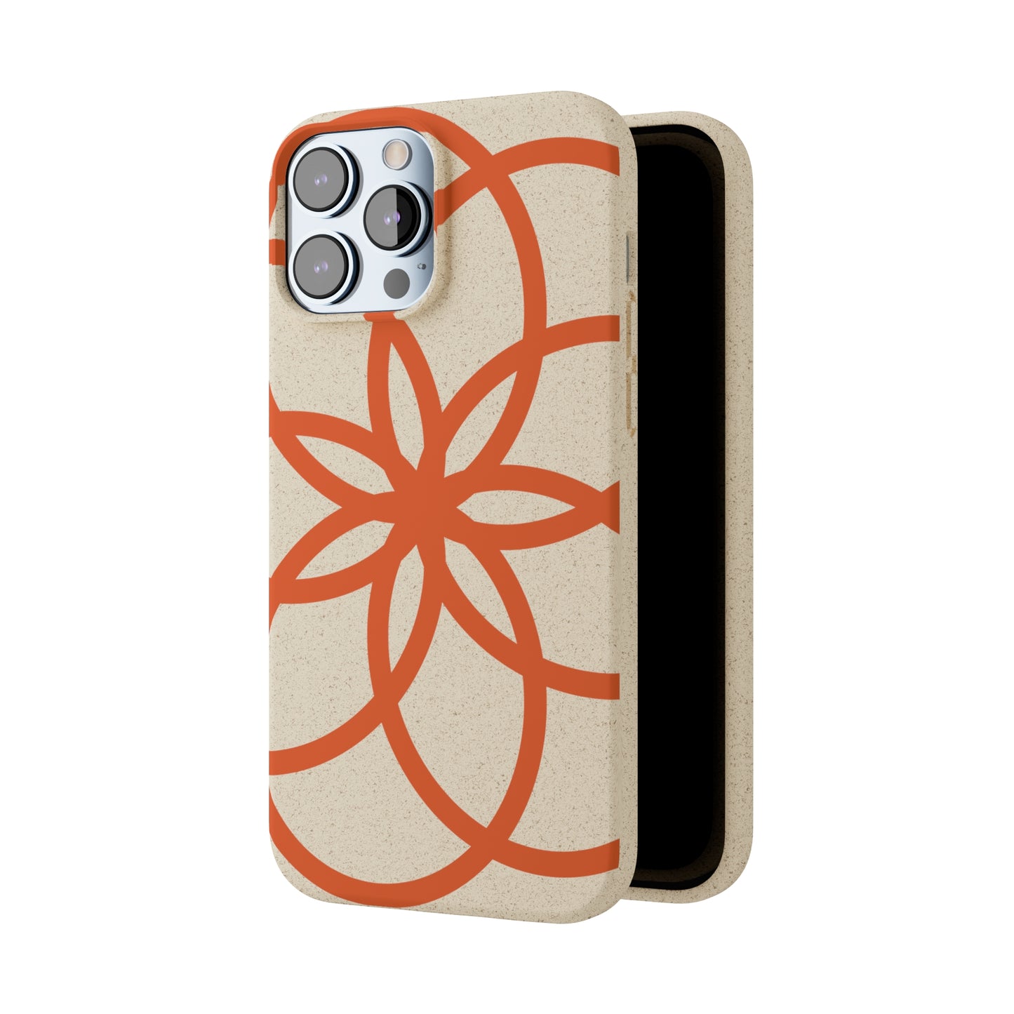 Phone Case, Biodegradable, Graphic Snowflake