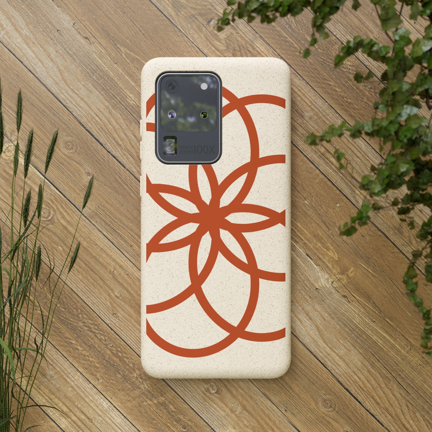 Phone Case, Biodegradable, Graphic Snowflake