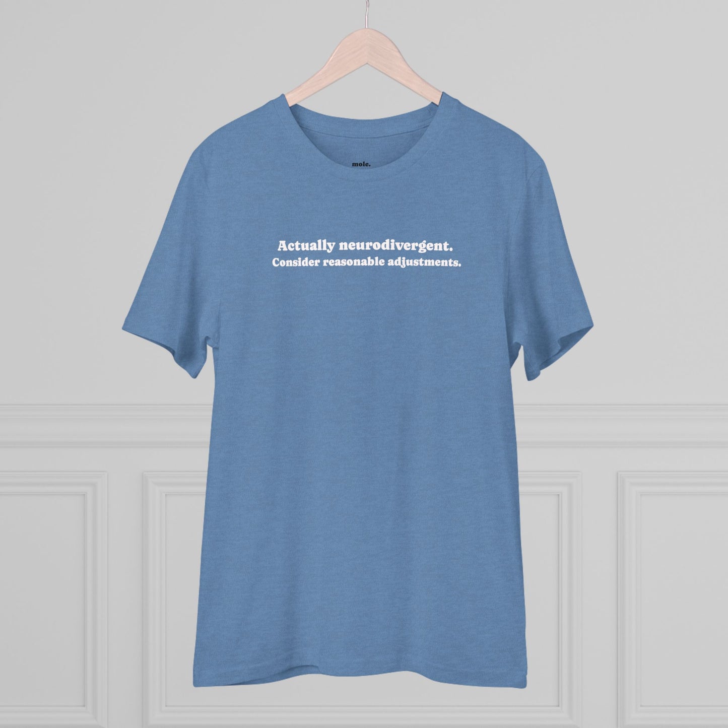 T-Shirt, Organic, Unisex, Reasonable Adjustments