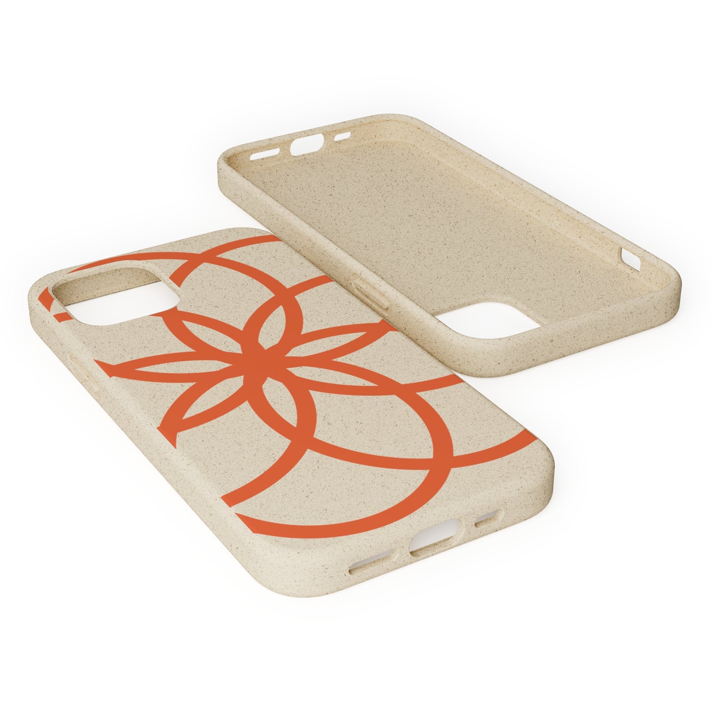 Phone Case, Biodegradable, Graphic Snowflake