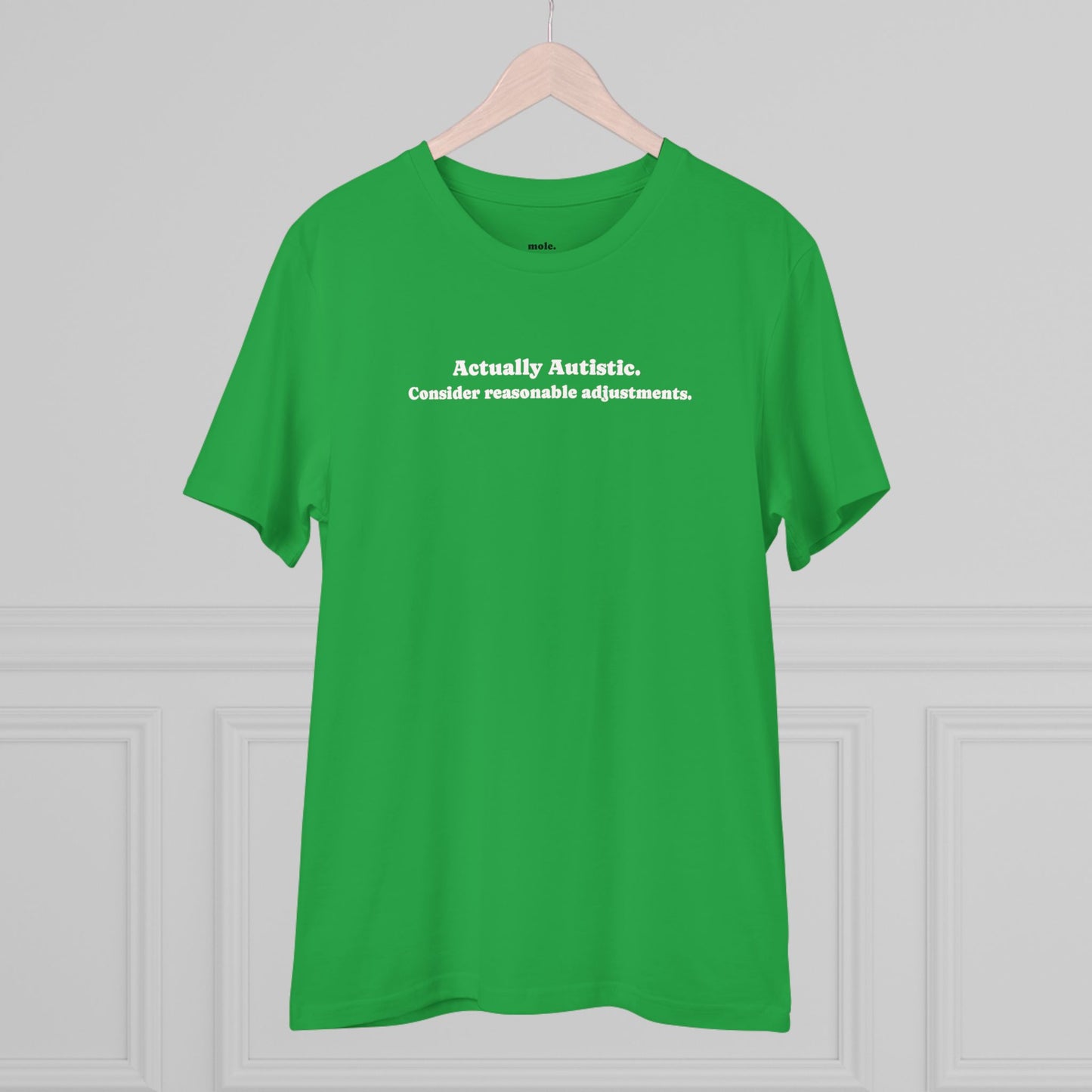 T-Shirt, Organic, Unisex, Actually Autistic