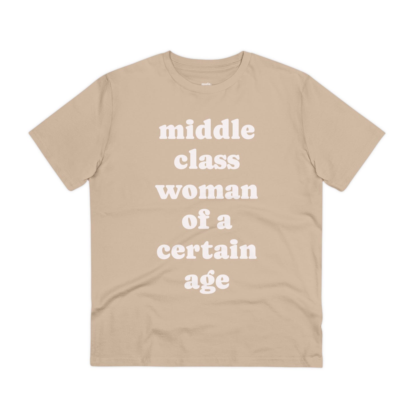 T-Shirt, Organic, Unisex, Certain Age (Large Text)