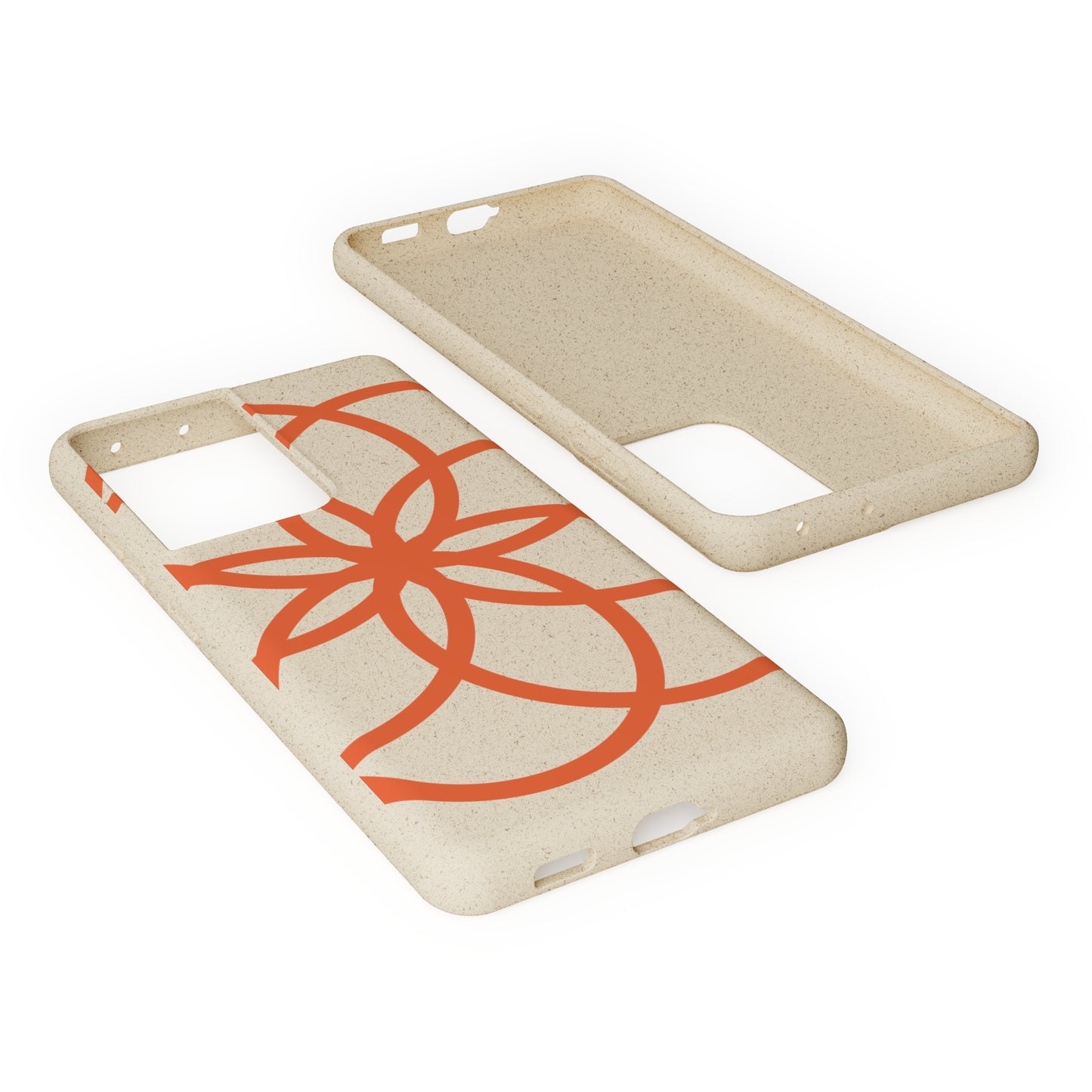 Phone Case, Biodegradable, Graphic Snowflake