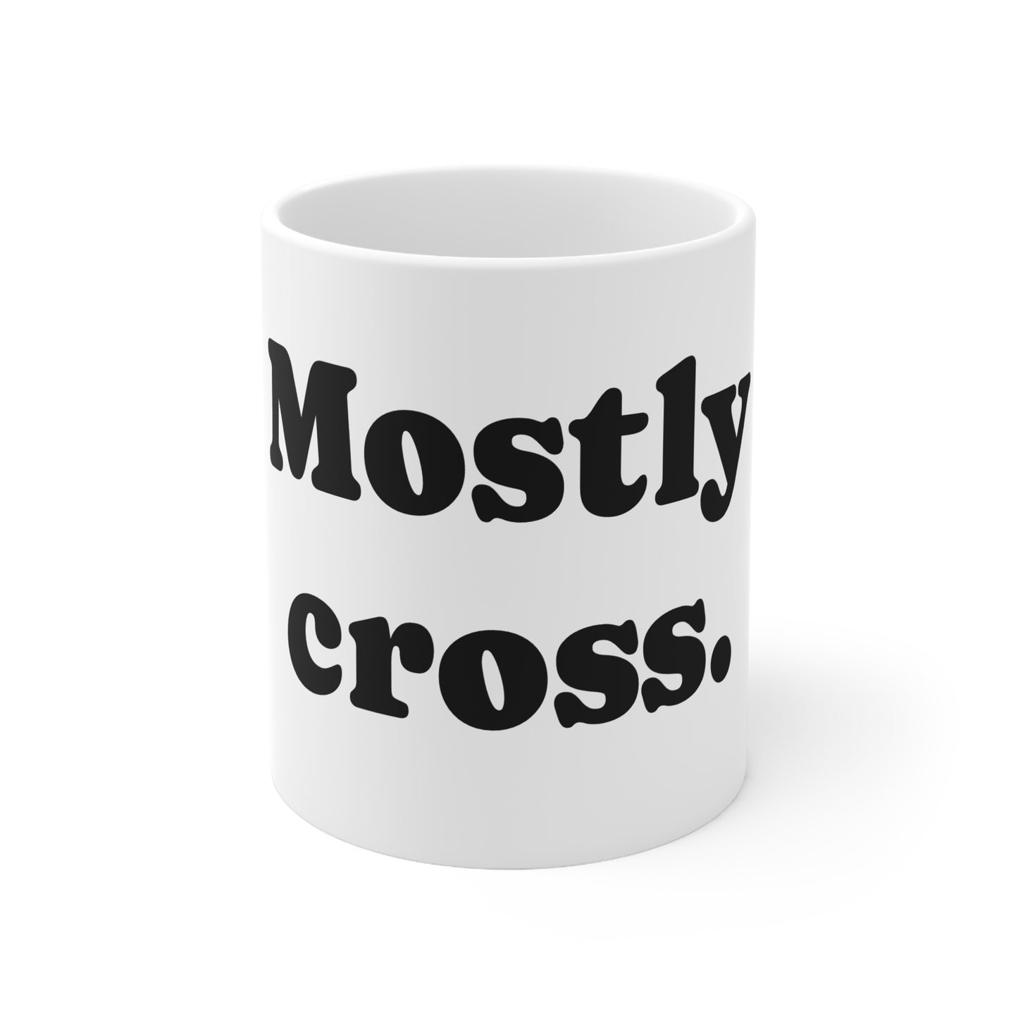 Mug, Ceramic, Mostly Cross, 11oz, 15oz