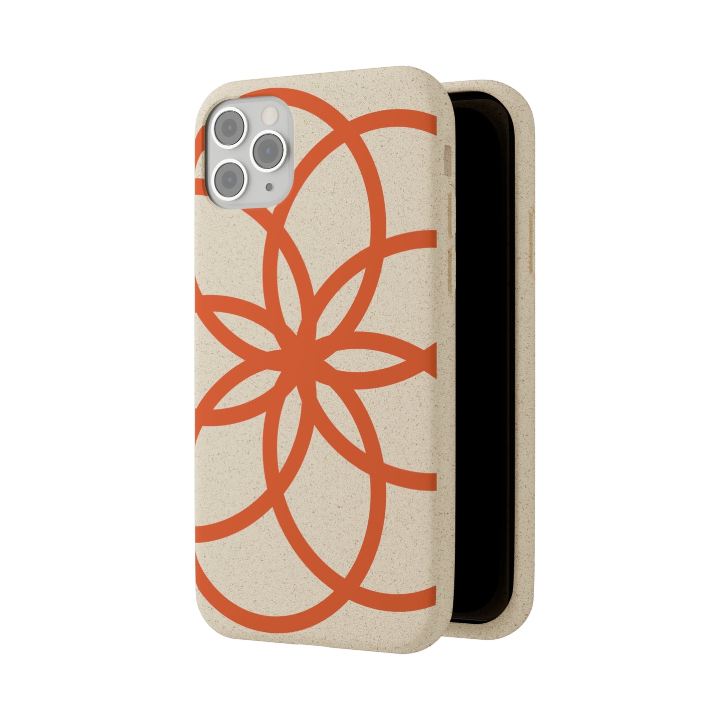 Phone Case, Biodegradable, Graphic Snowflake