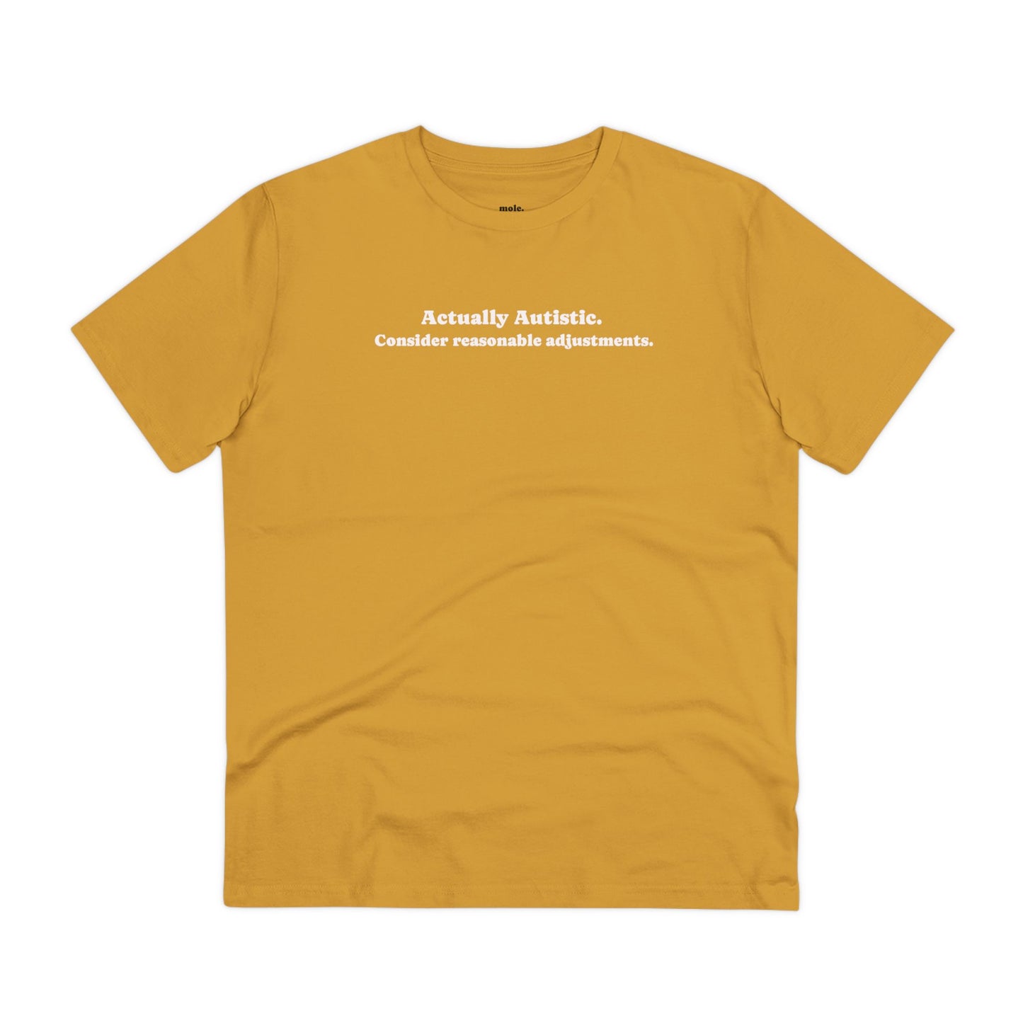 T-Shirt, Organic, Unisex, Actually Autistic