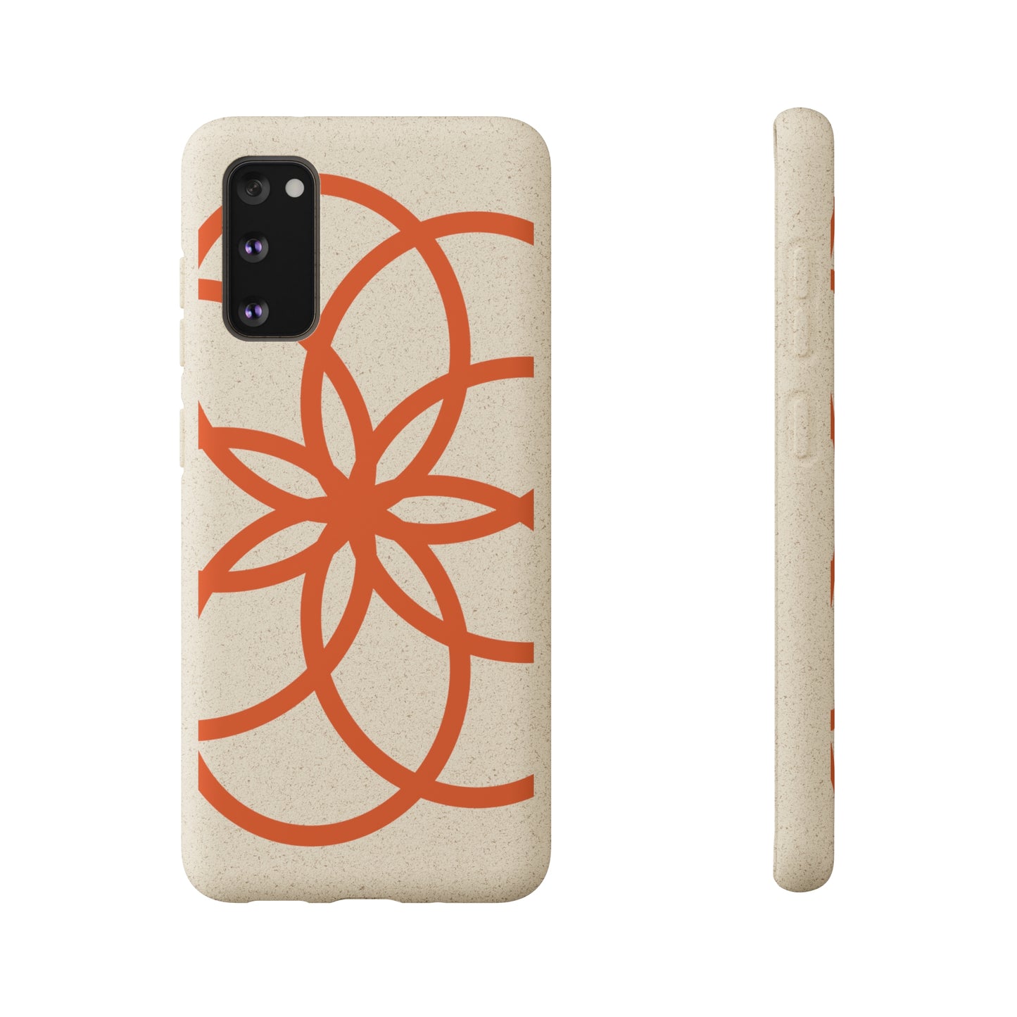 Phone Case, Biodegradable, Graphic Snowflake