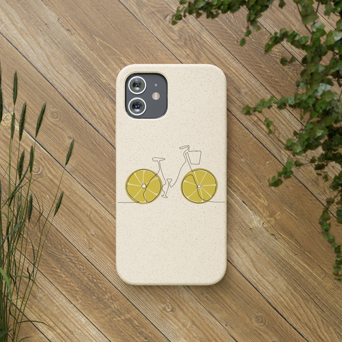 Phone Case, Biodegradable, Pedal Bike