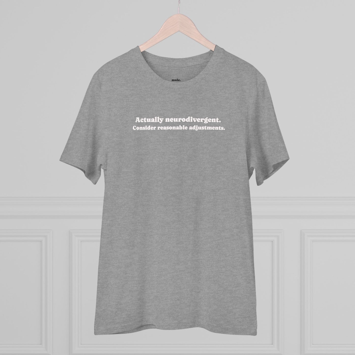 T-Shirt, Organic, Unisex, Reasonable Adjustments