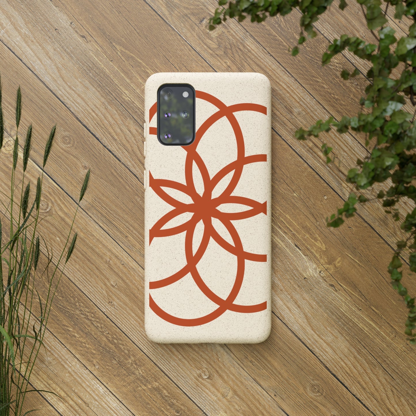 Phone Case, Biodegradable, Graphic Snowflake