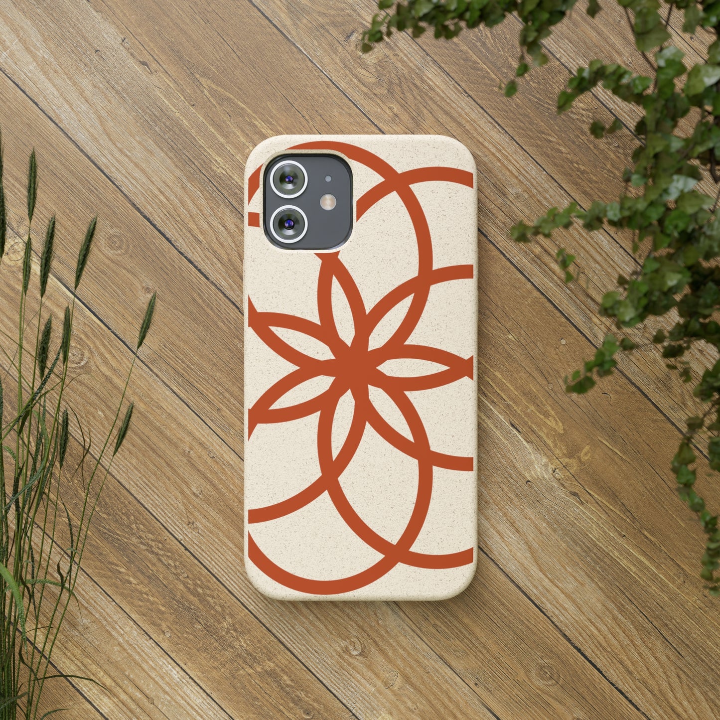 Phone Case, Biodegradable, Graphic Snowflake