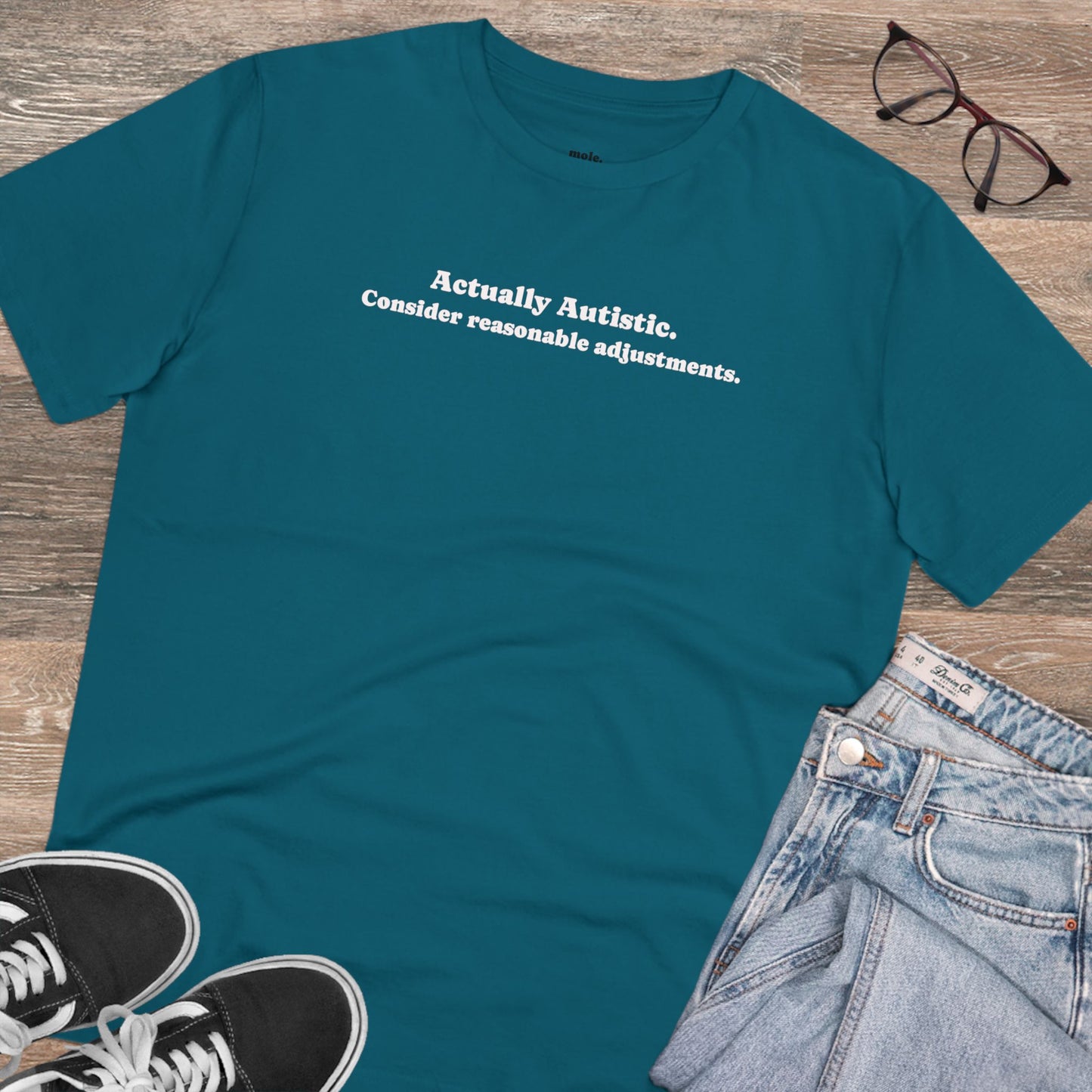 T-Shirt, Organic, Unisex, Actually Autistic