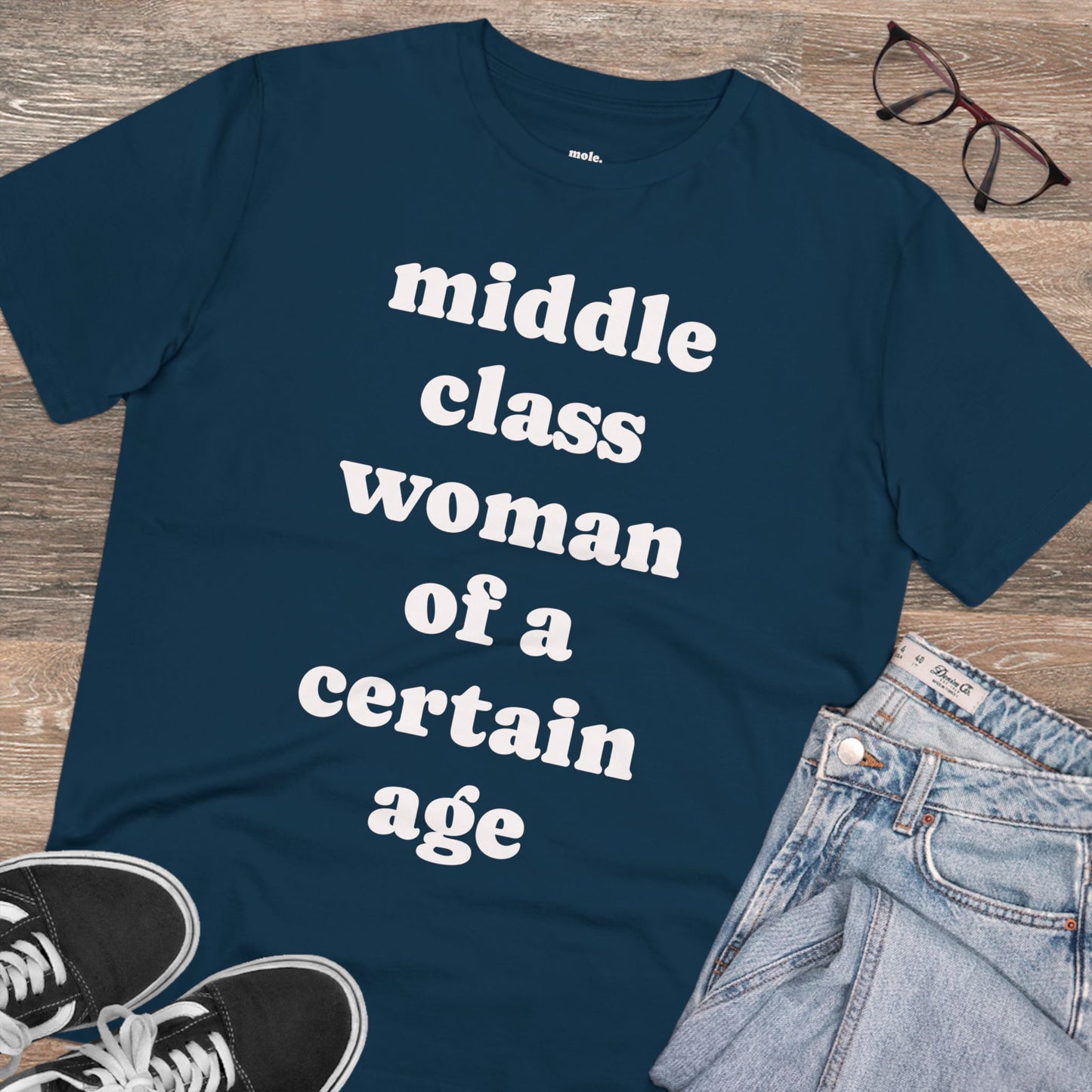 T-Shirt, Organic, Unisex, Certain Age (Large Text)