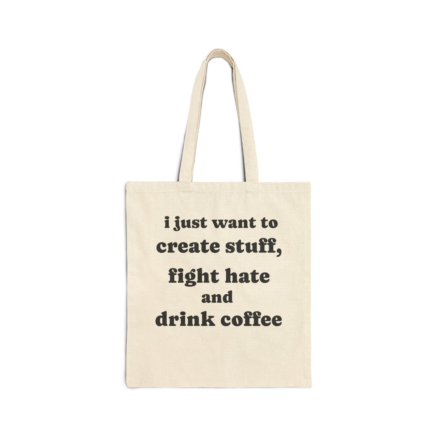 Tote Bag, Cotton, Fight Hate