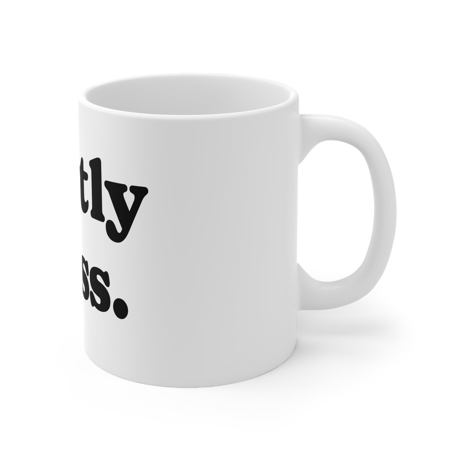 Mug, Ceramic, Mostly Cross, 11oz, 15oz