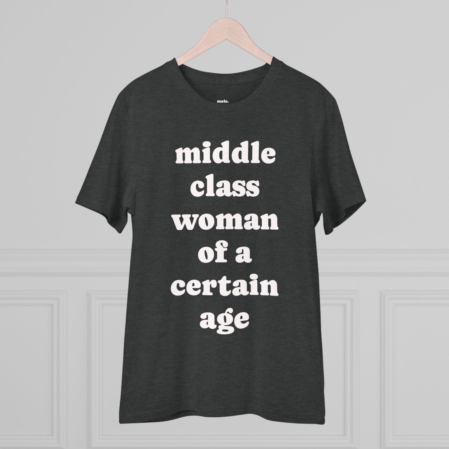 T-Shirt, Organic, Unisex, Certain Age (Large Text)