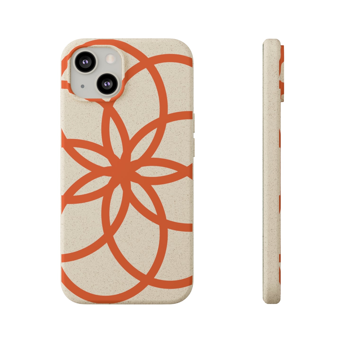 Phone Case, Biodegradable, Graphic Snowflake