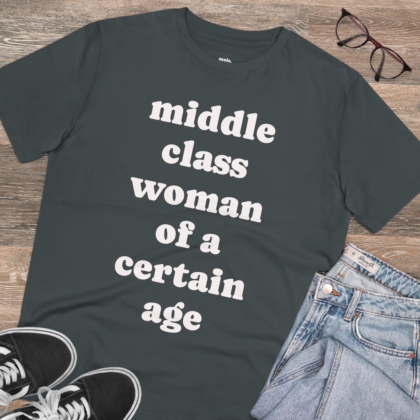 T-Shirt, Organic, Unisex, Certain Age (Large Text)