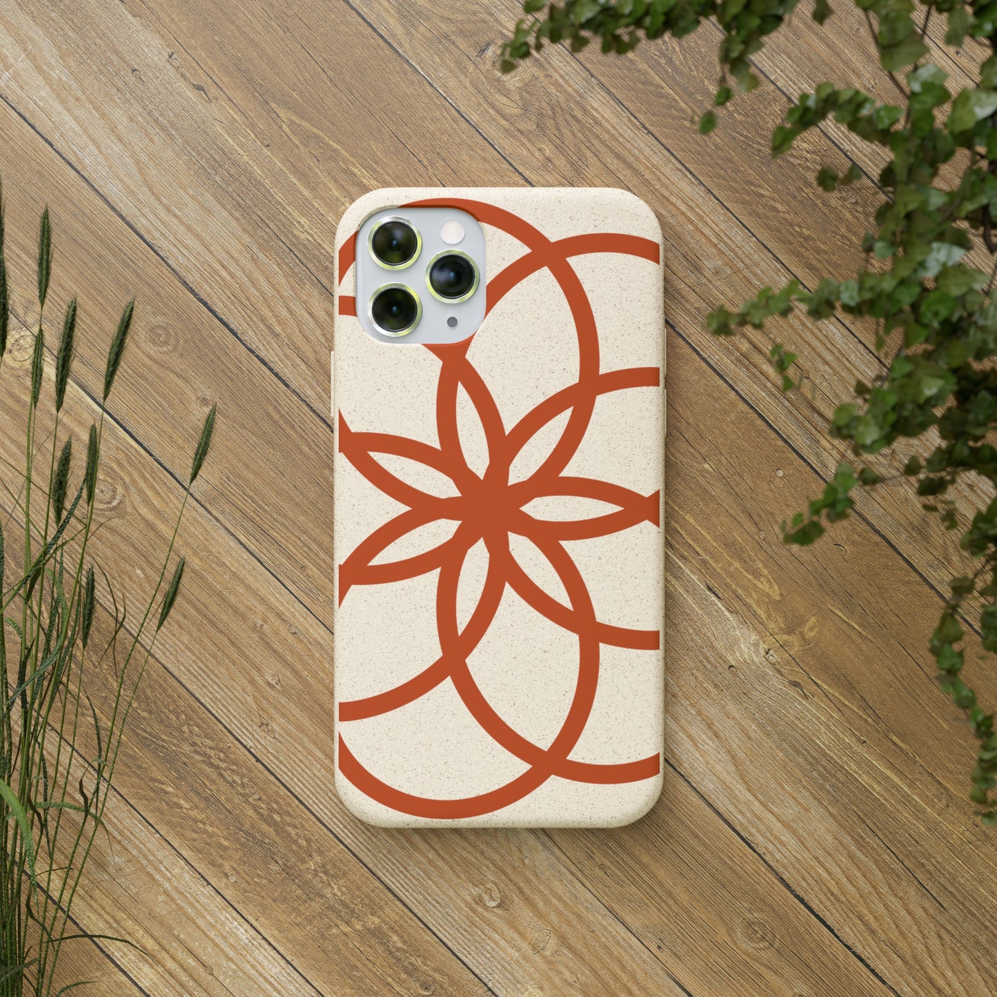 Phone Case, Biodegradable, Graphic Snowflake