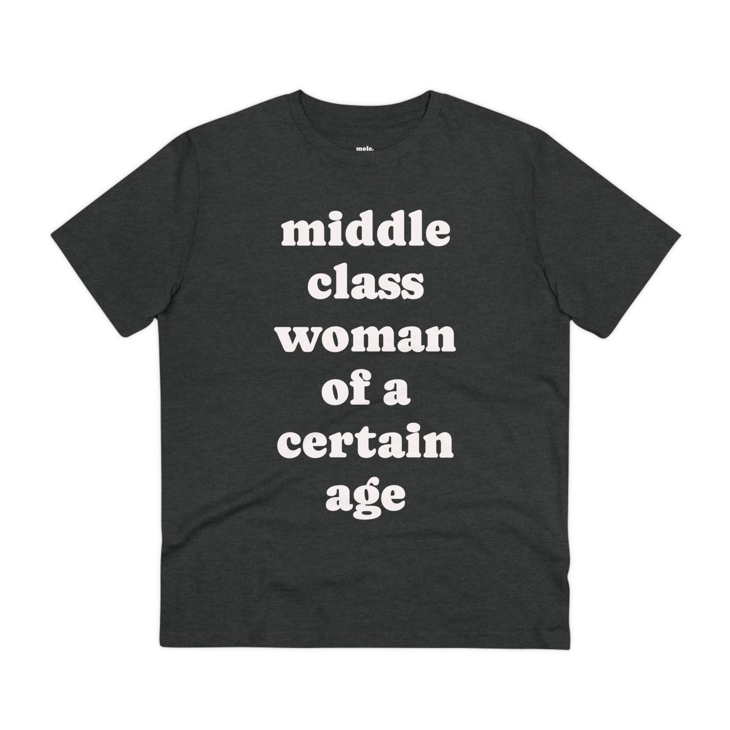 T-Shirt, Organic, Unisex, Certain Age (Large Text)