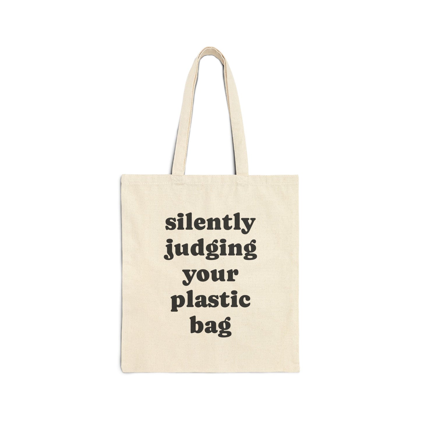 Tote Bag, Cotton, Silently Judging