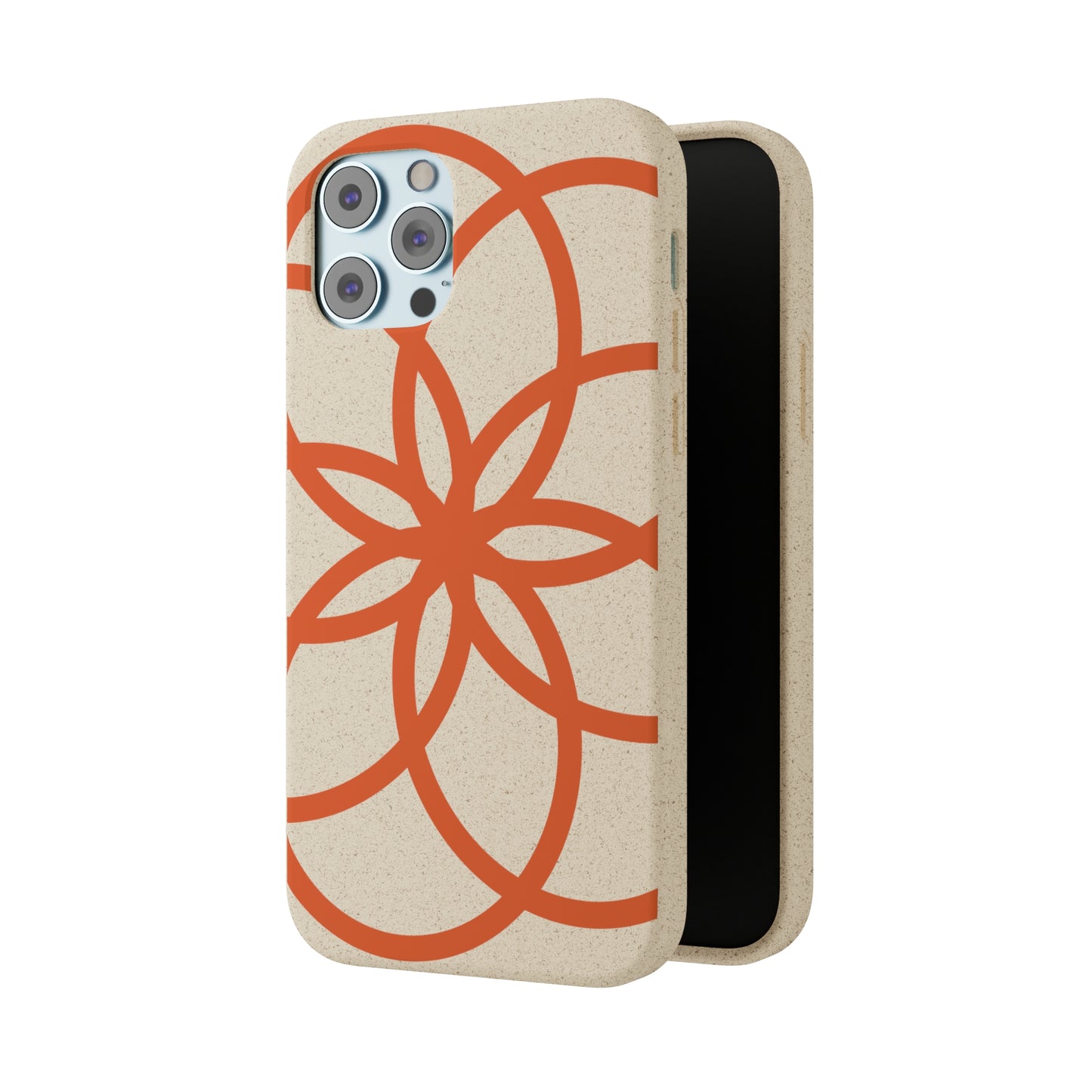 Phone Case, Biodegradable, Graphic Snowflake