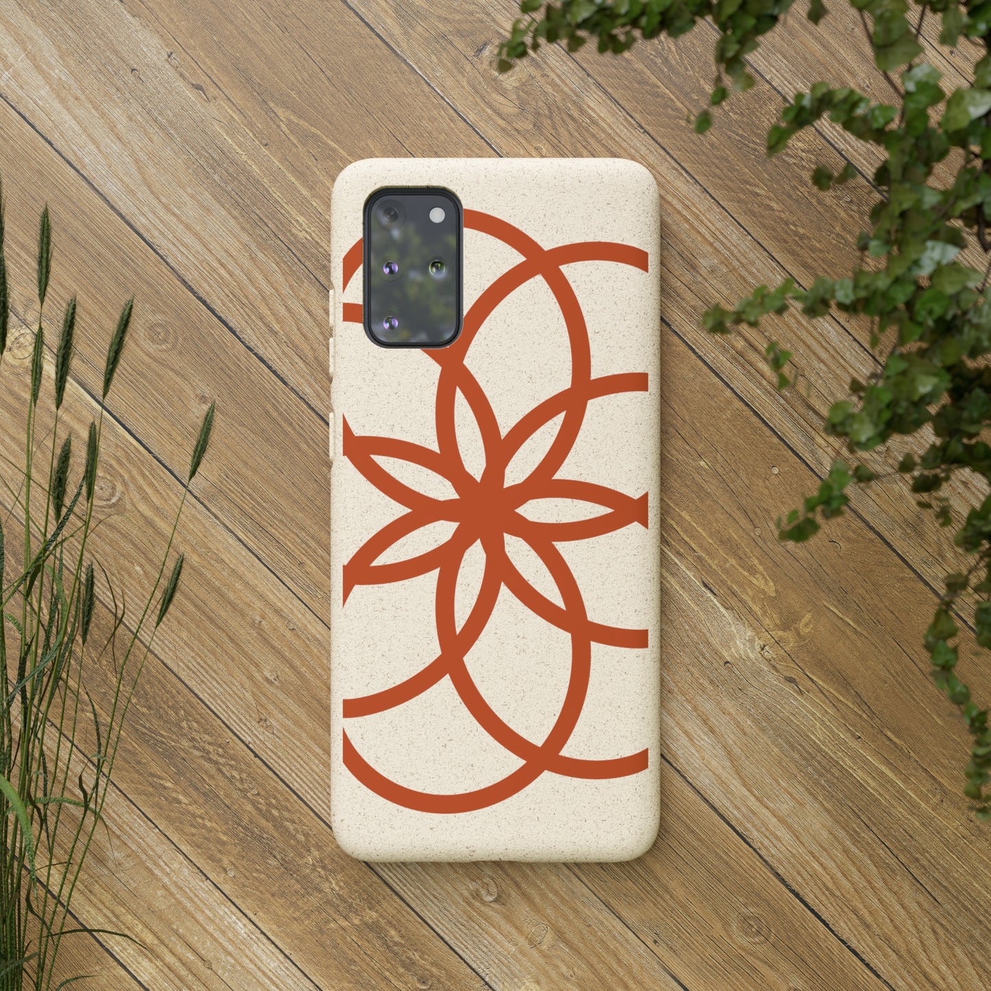 Phone Case, Biodegradable, Graphic Snowflake