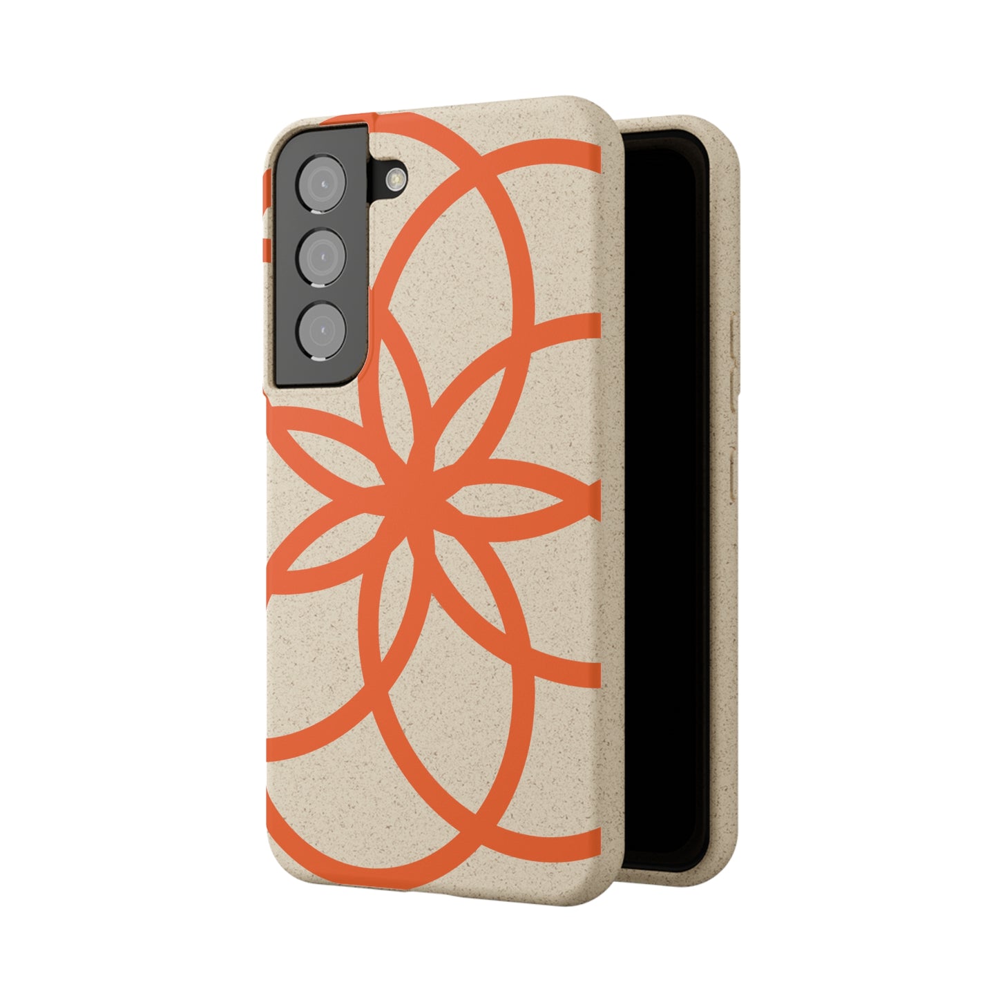 Phone Case, Biodegradable, Graphic Snowflake