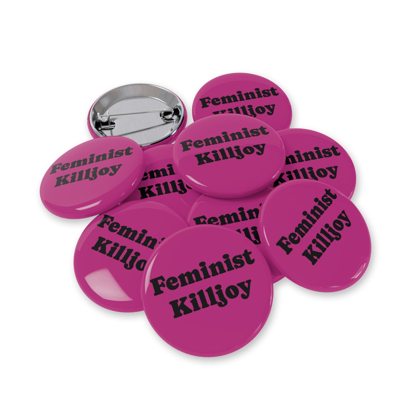 Pin, Feminist Killjoy (pink)