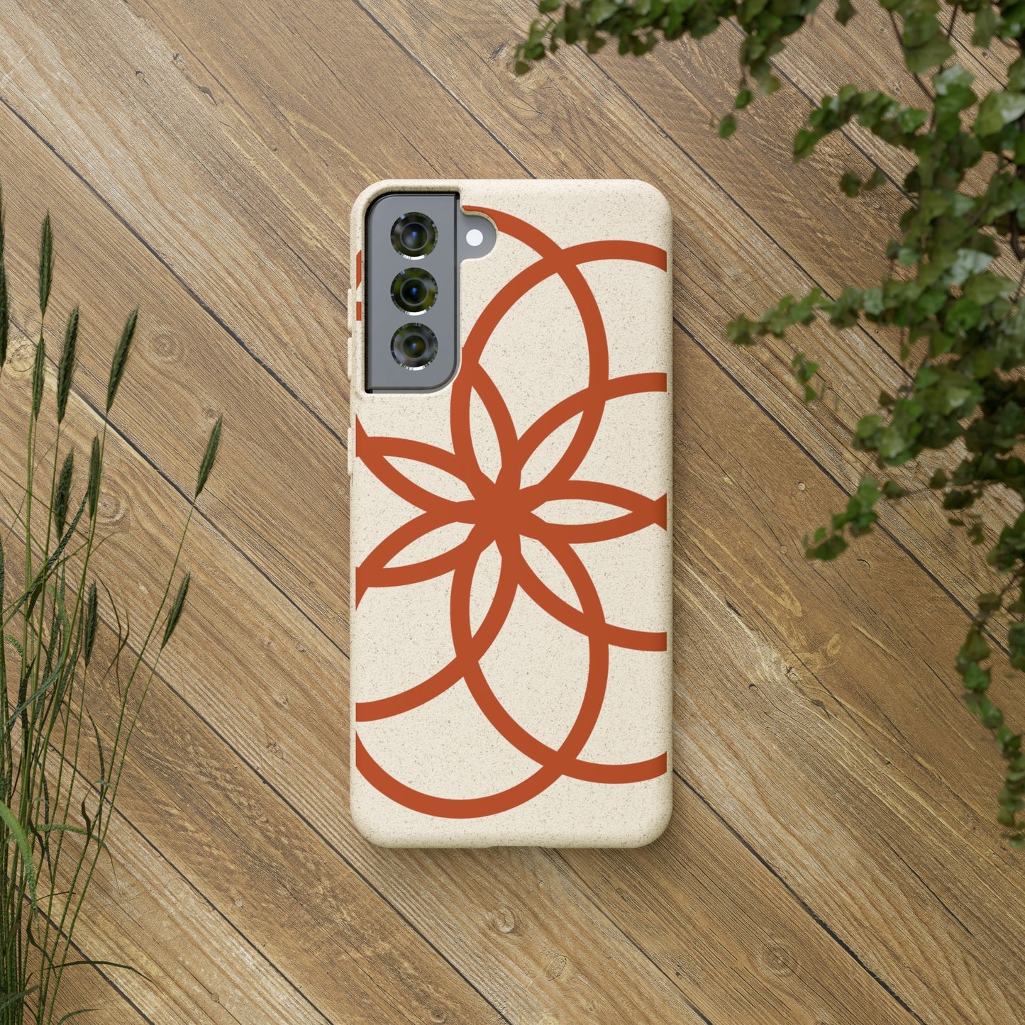 Phone Case, Biodegradable, Graphic Snowflake