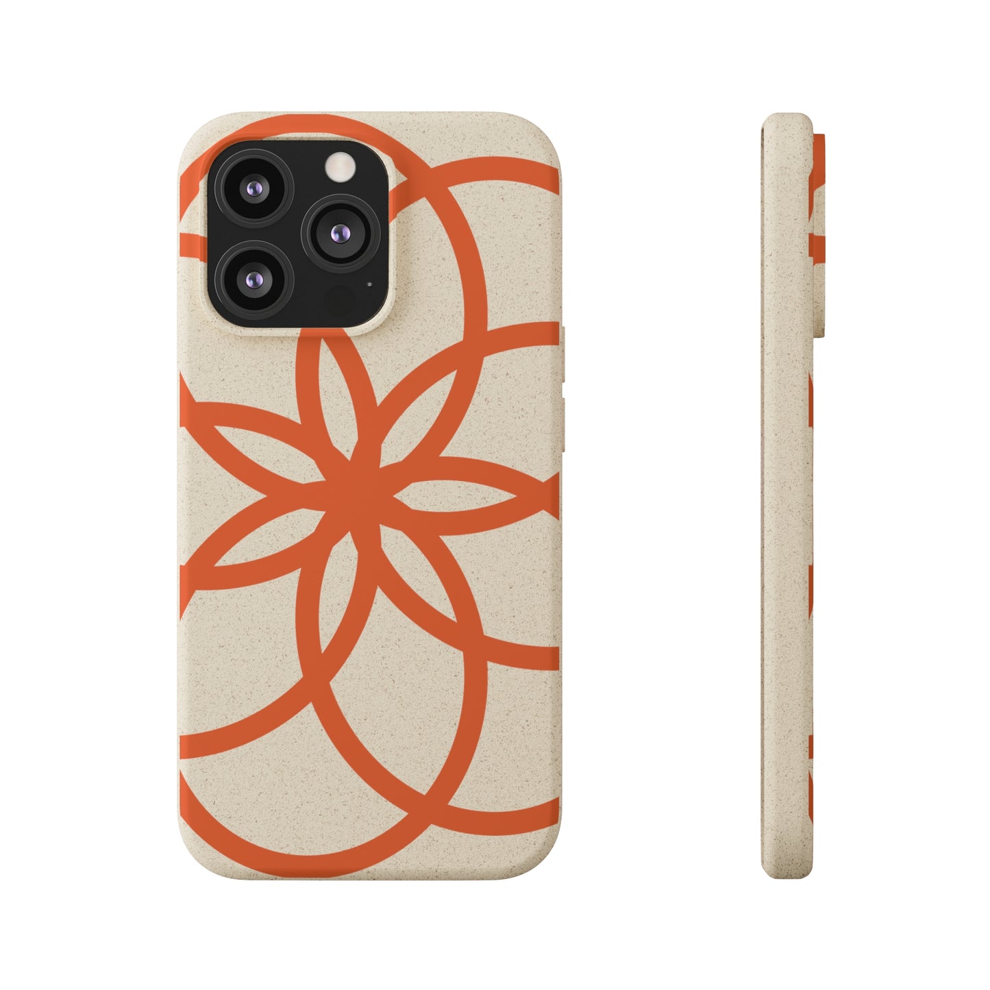 Phone Case, Biodegradable, Graphic Snowflake