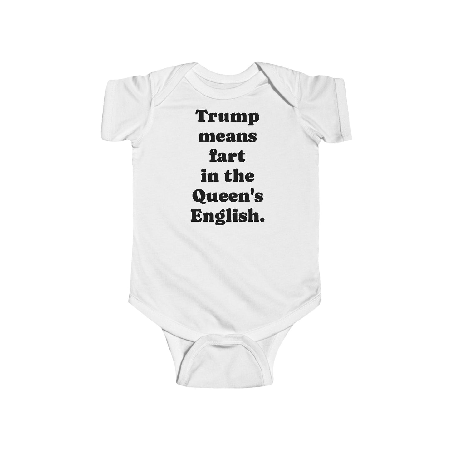 Bodysuit, Jersey, Infant, Trump Means Fart