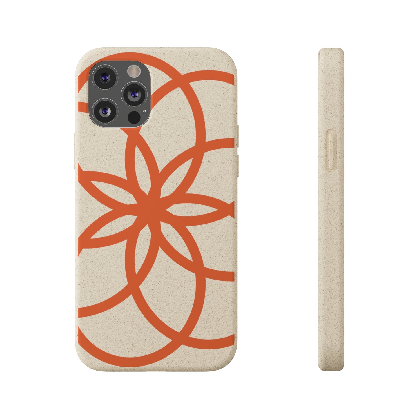 Phone Case, Biodegradable, Graphic Snowflake