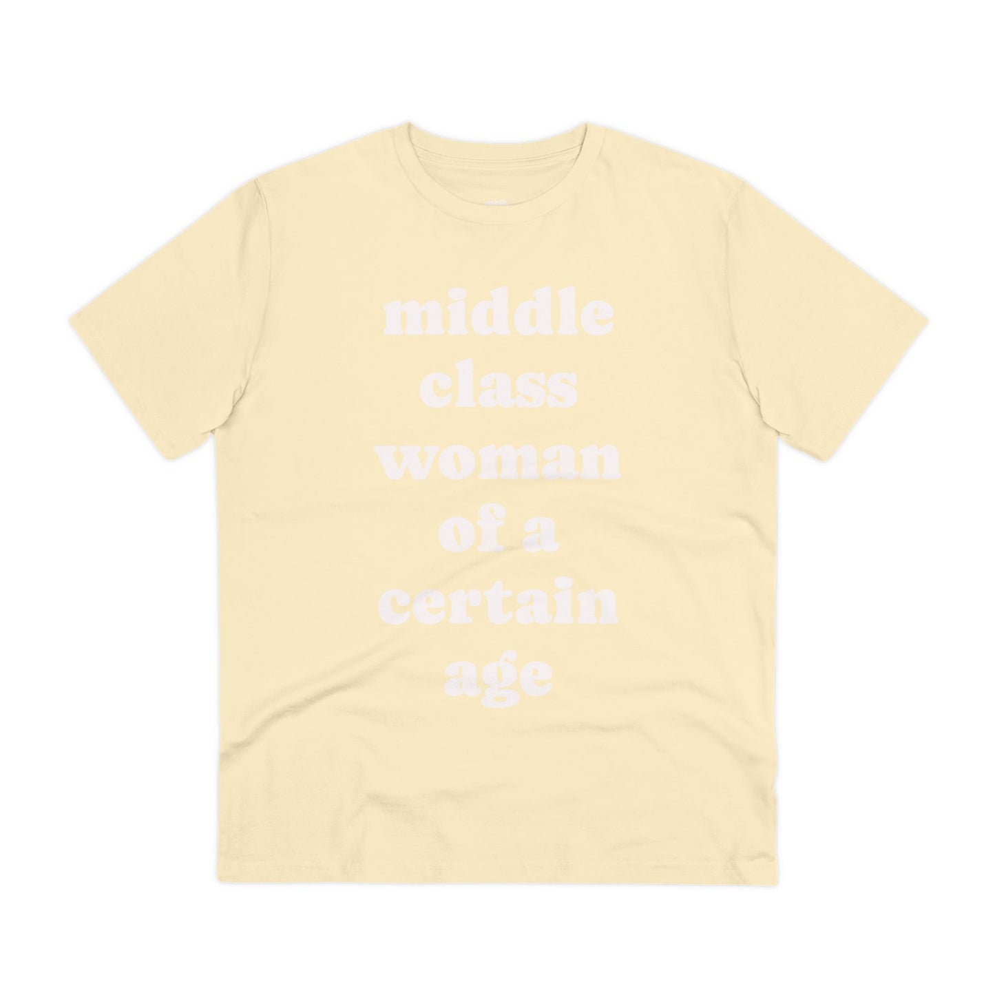 T-Shirt, Organic, Unisex, Certain Age (Large Text)