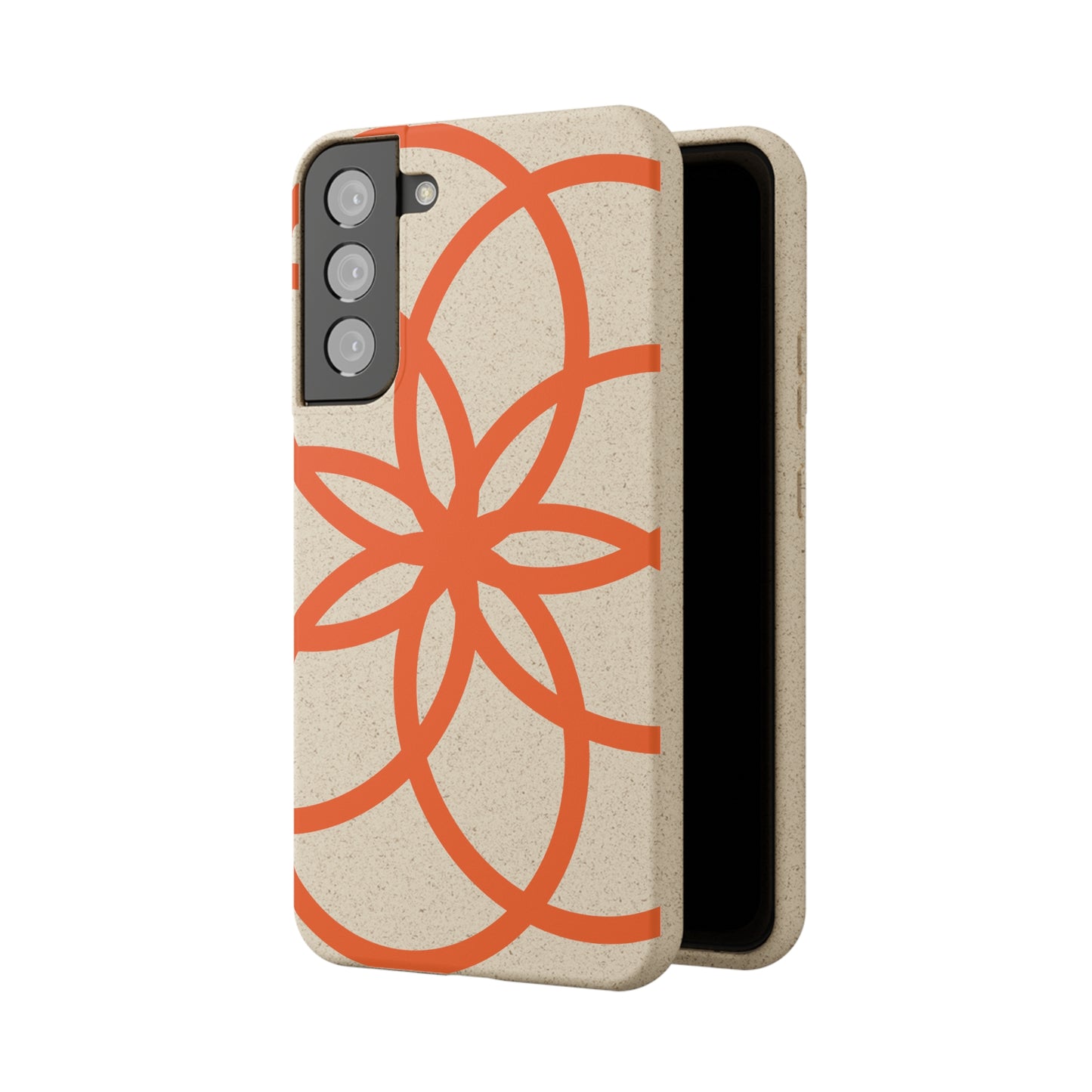 Phone Case, Biodegradable, Graphic Snowflake