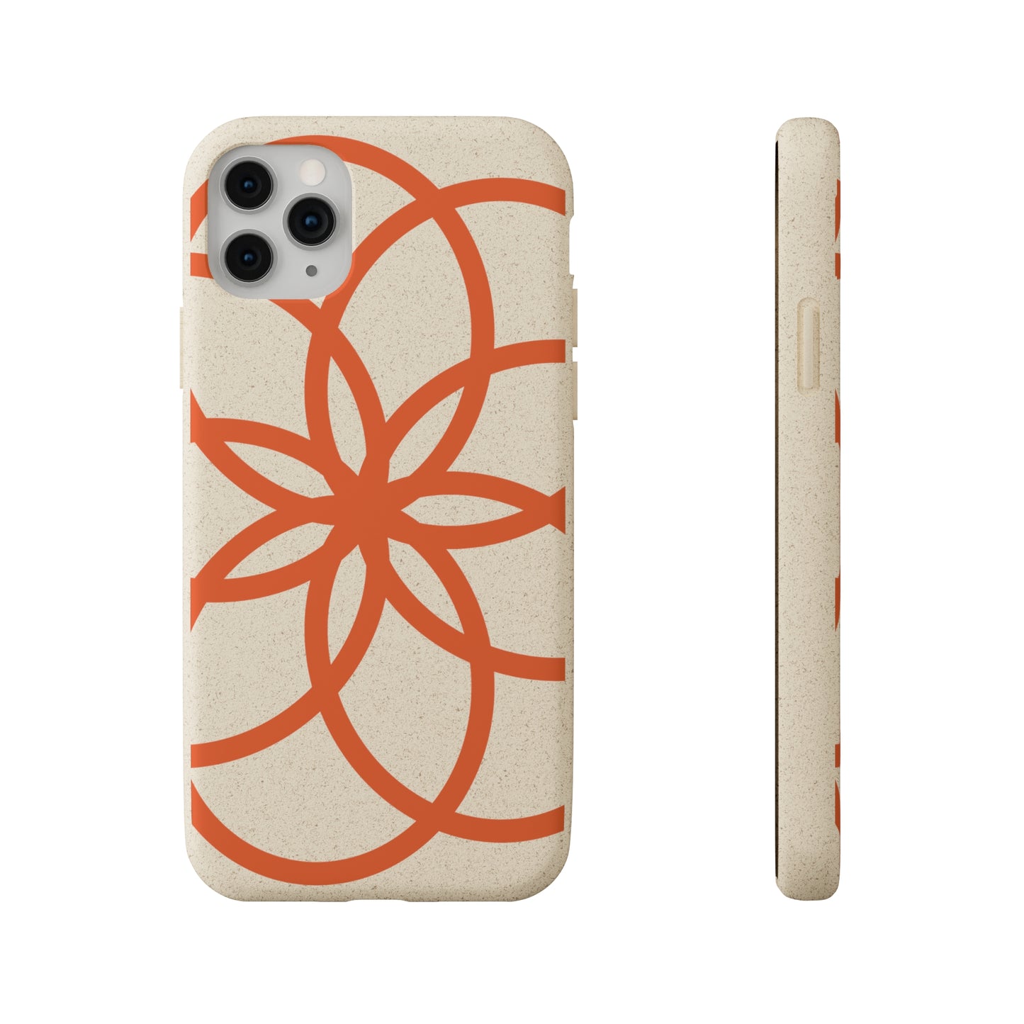 Phone Case, Biodegradable, Graphic Snowflake