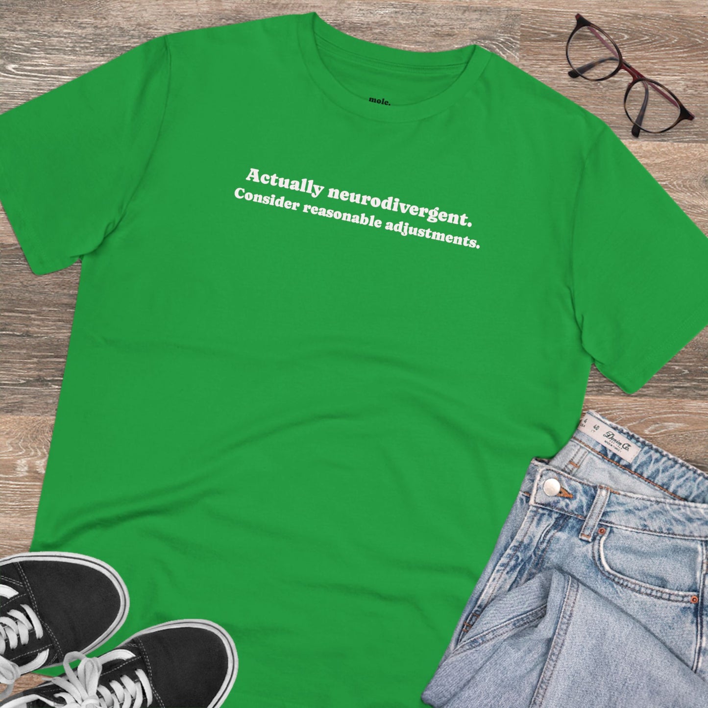 T-Shirt, Organic, Unisex, Reasonable Adjustments