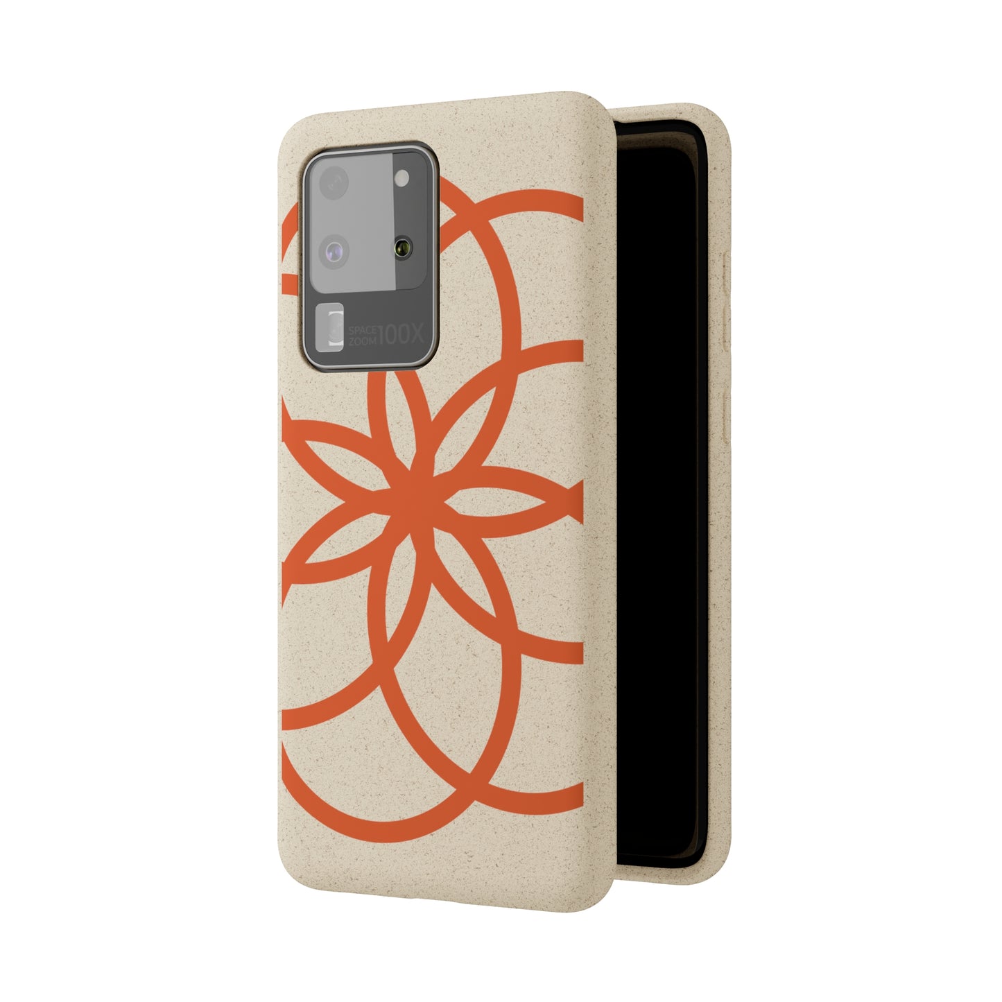 Phone Case, Biodegradable, Graphic Snowflake