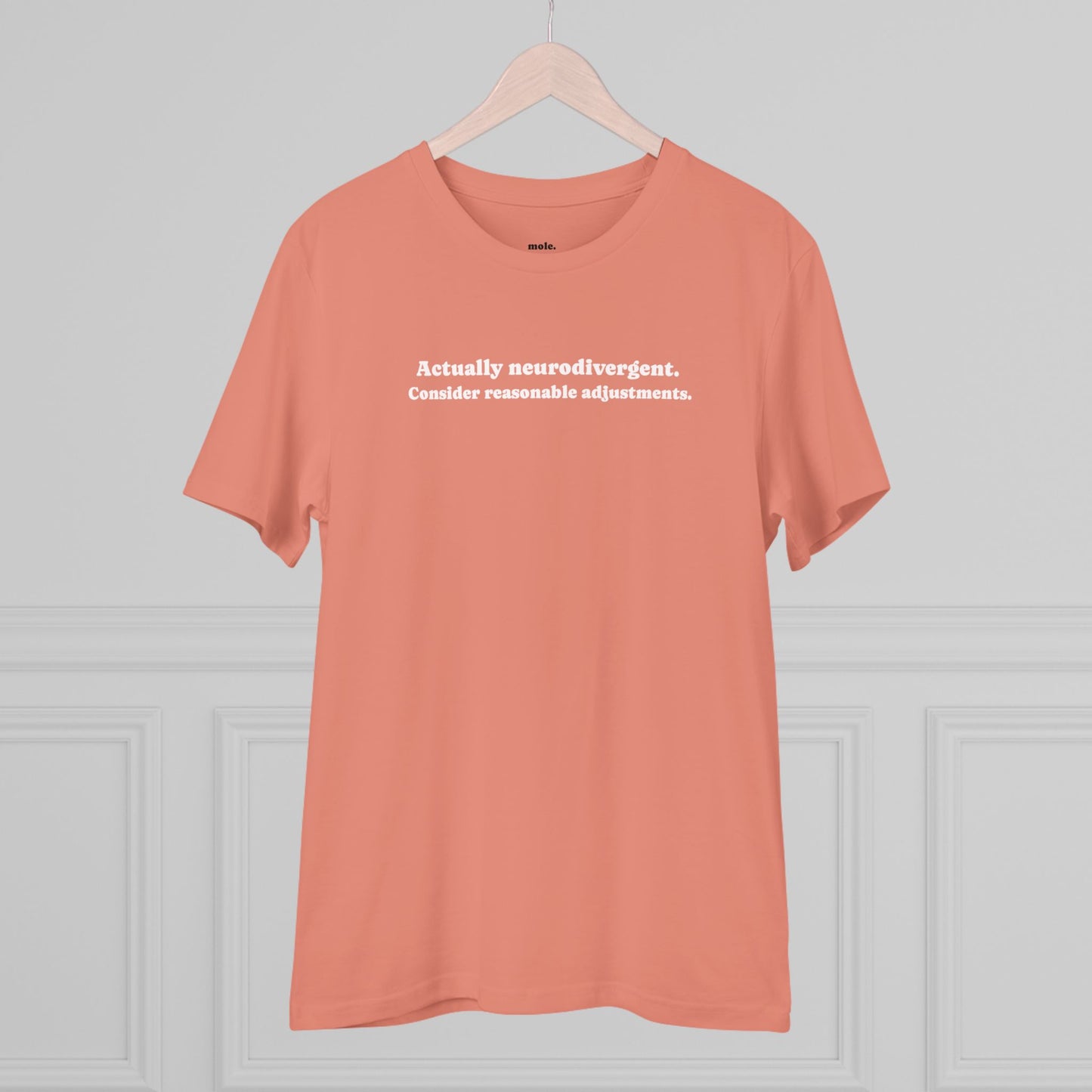 T-Shirt, Organic, Unisex, Reasonable Adjustments